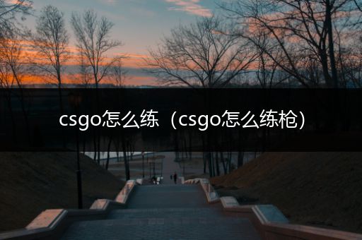 csgo怎么练（csgo怎么练枪）