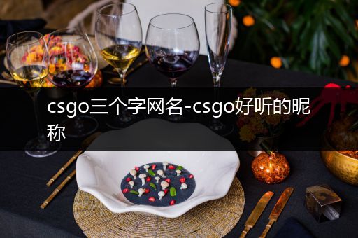 csgo三个字网名-csgo好听的昵称