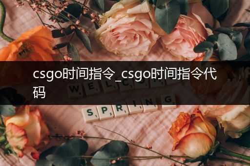 csgo时间指令_csgo时间指令代码