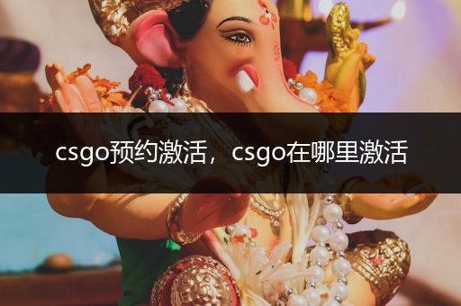 csgo预约激活，csgo在哪里激活