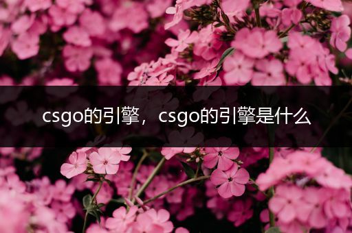 csgo的引擎，csgo的引擎是什么