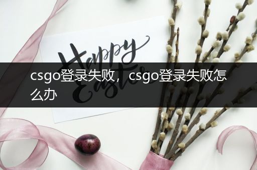 csgo登录失败，csgo登录失败怎么办