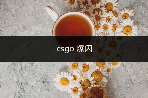 csgo 爆闪