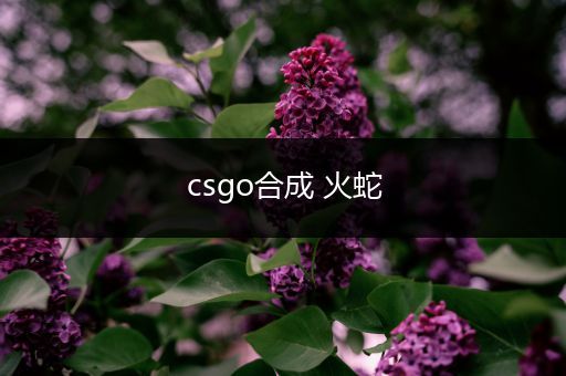 csgo合成 火蛇