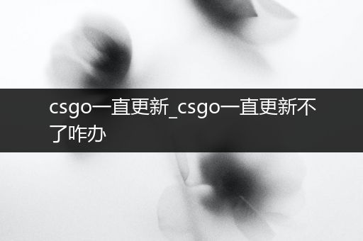 csgo一直更新_csgo一直更新不了咋办