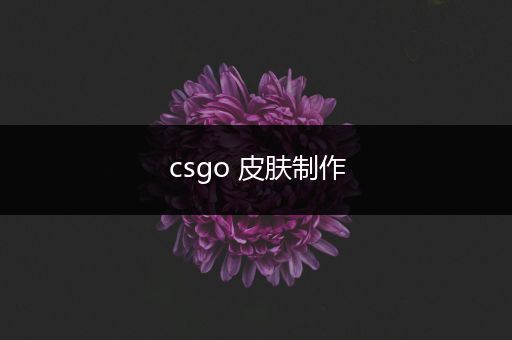 csgo 皮肤制作