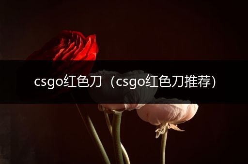 csgo红色刀（csgo红色刀推荐）