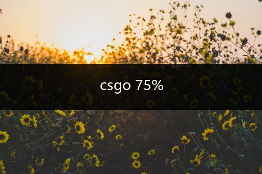 csgo 75%