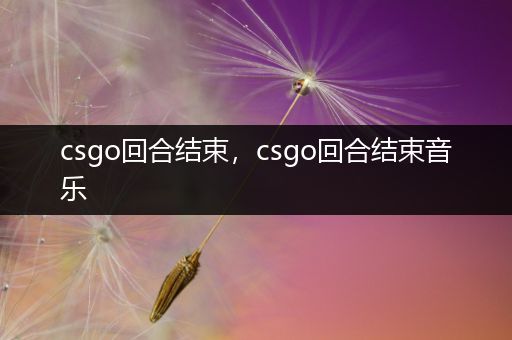 csgo回合结束，csgo回合结束音乐