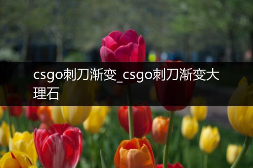 csgo刺刀渐变_csgo刺刀渐变大理石