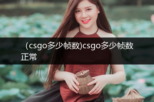 （csgo多少帧数)csgo多少帧数正常