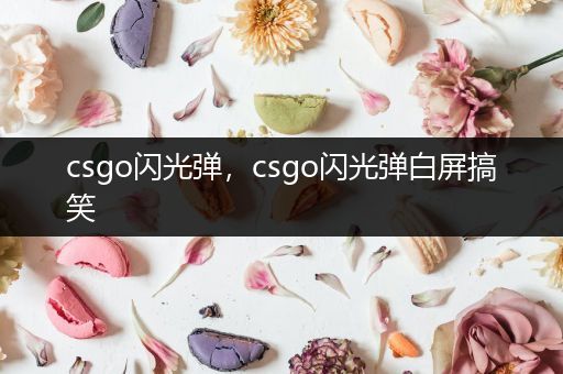 csgo闪光弹，csgo闪光弹白屏搞笑