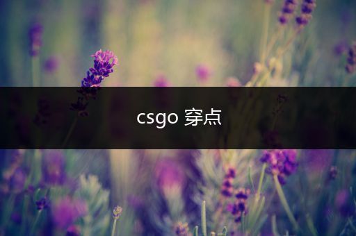 csgo 穿点