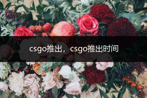 csgo推出，csgo推出时间