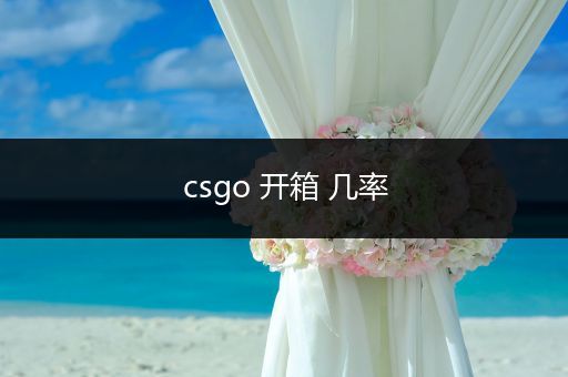 csgo 开箱 几率