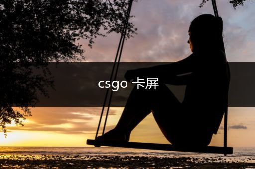 csgo 卡屏