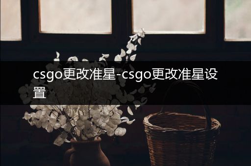 csgo更改准星-csgo更改准星设置