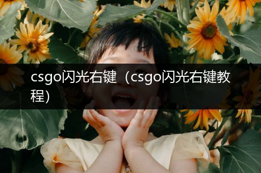 csgo闪光右键（csgo闪光右键教程）