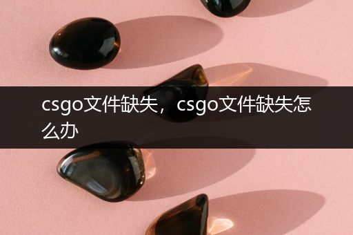 csgo文件缺失，csgo文件缺失怎么办