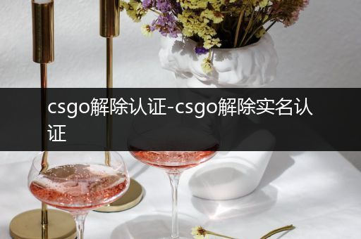 csgo解除认证-csgo解除实名认证