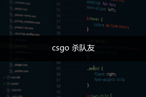 csgo 杀队友