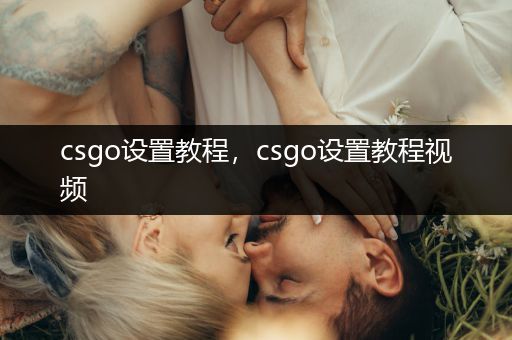 csgo设置教程，csgo设置教程视频