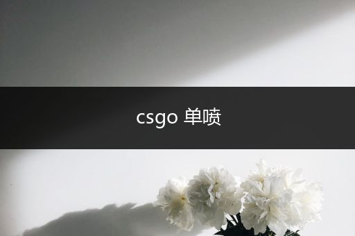 csgo 单喷