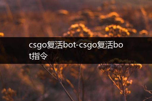 csgo复活bot-csgo复活bot指令