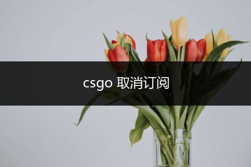 csgo 取消订阅