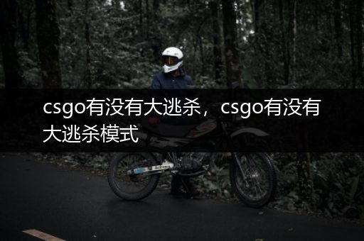 csgo有没有大逃杀，csgo有没有大逃杀模式